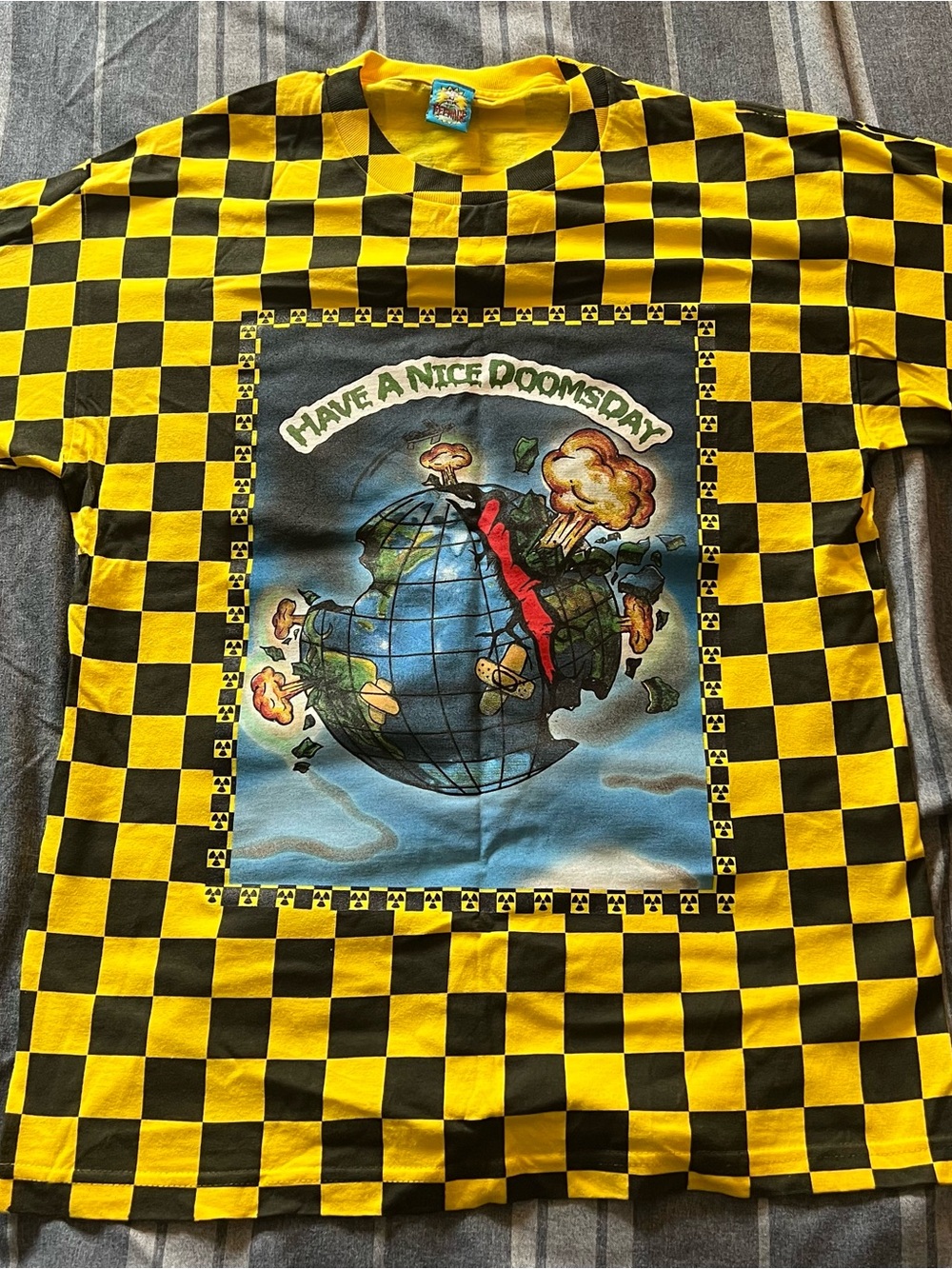 Teenage Men’s Large T-Shirt - Have a Nice Dooms Day - Exclusive Rare Brand New